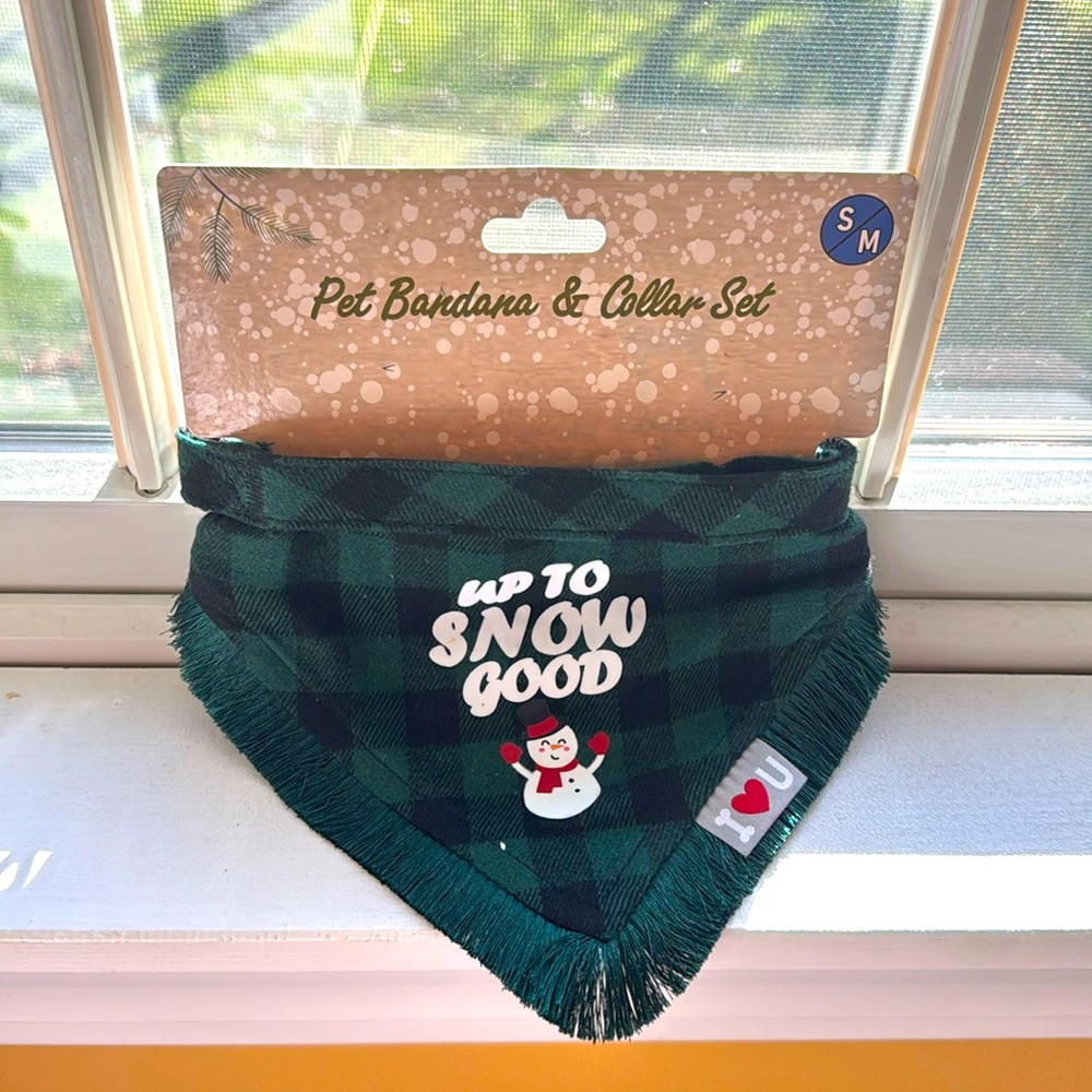 I ♥️ U Pet Bandana & Collar set